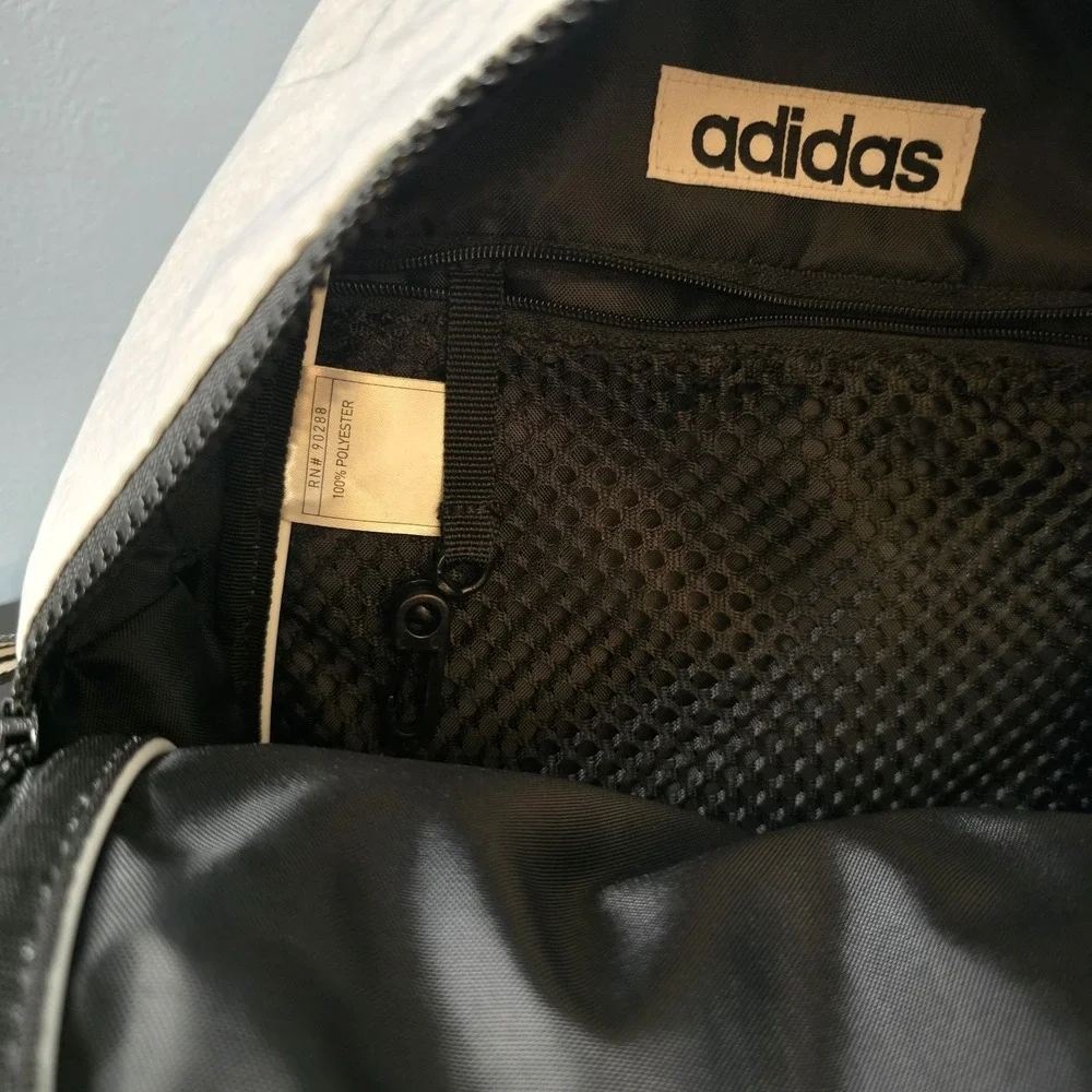 Adidas Unisex Core Polyester Mini Backpack‎ - Black and White